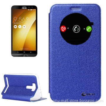 UFO Flavedo Texture Horizontal Flip Leather Case for Asus Zenfone 2 Laser